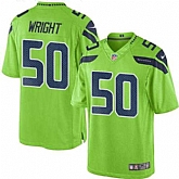 Nike Men & Women & Youth Seahawks 50 K.J. Wright Green Color Rush Limited Jersey,baseball caps,new era cap wholesale,wholesale hats